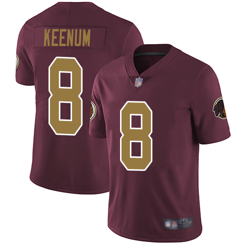 Washington Redskins Limited Burgundy Red Youth Case Keenum Alternate Jersey NFL Football #8 80th->youth nfl jersey->Youth Jersey